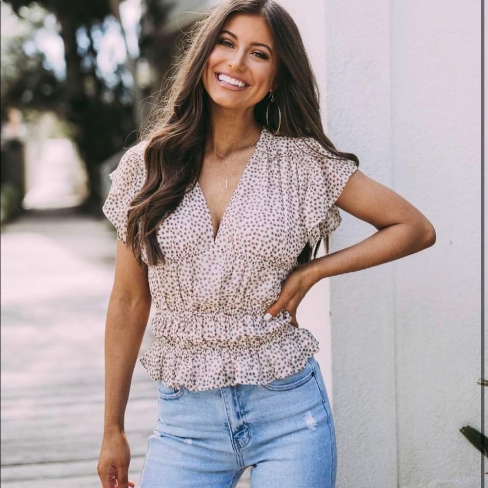 flowy star flower top!